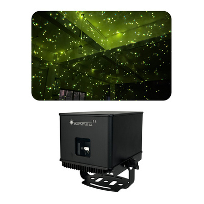 ip65 waterproof star laser 2 watt Yellow sky beam projector light for advertising