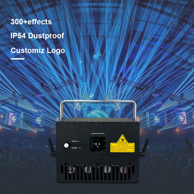 Concert Lighting 8w 10w 15w Rgb Stage ILDA Club Animation Laser Light Equipment