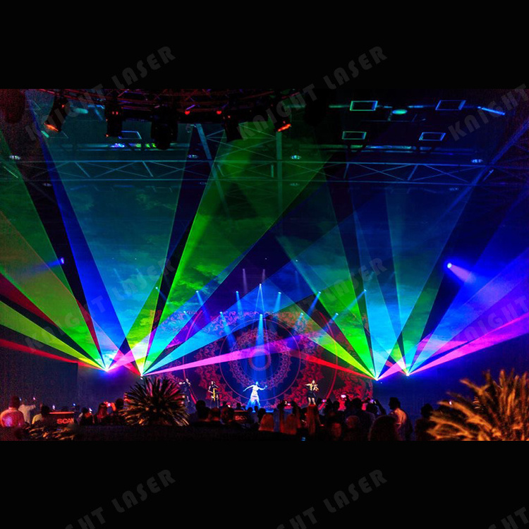 Concert Lighting 8w 10w 15w Rgb Stage ILDA Club Animation Laser Light Equipment