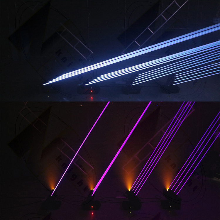 2022 500MW *5 beam laser moving head light with LED 6 hole disco laser stage light