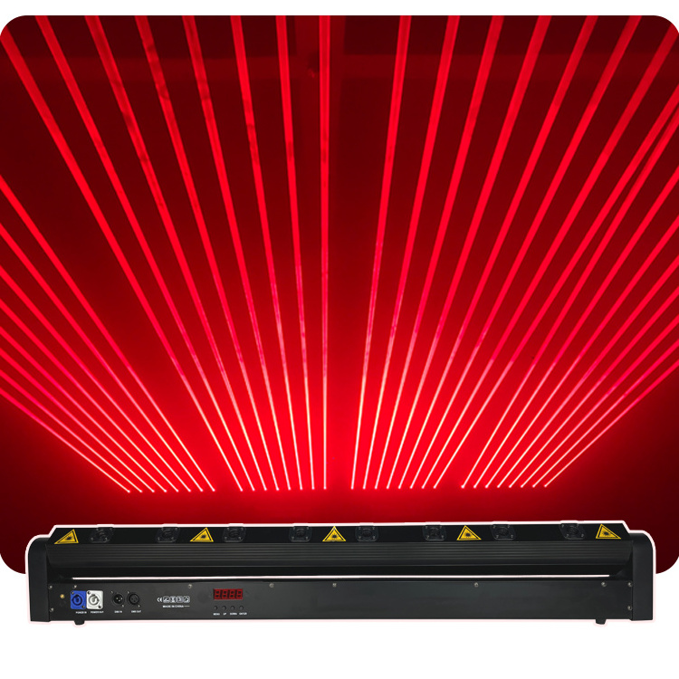 Red Green Rgb 8 Eyes Beam Moving Head Laser Light 8 Eyes Stage Laser Bar Dj Bar  Night Club