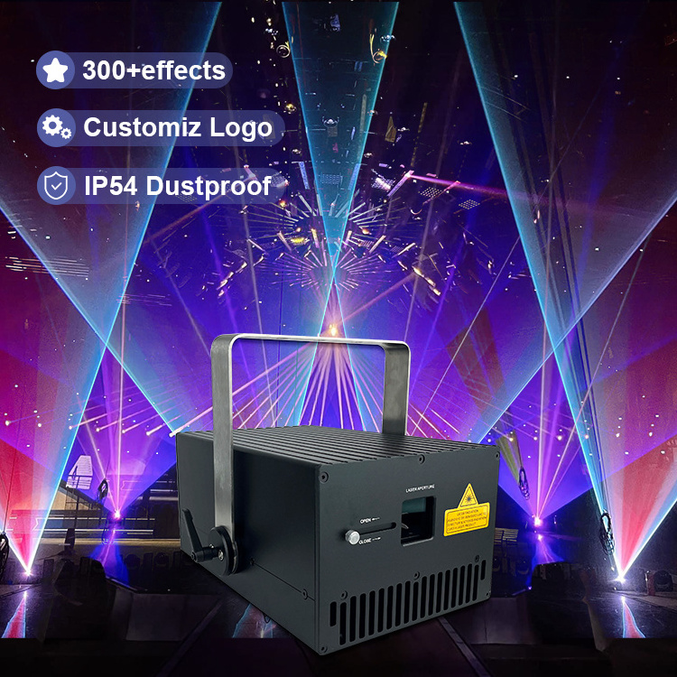 10 watt outdoor ip65 rgb pro ilda rave dj party purple laser animation projection writing light show sound equipment