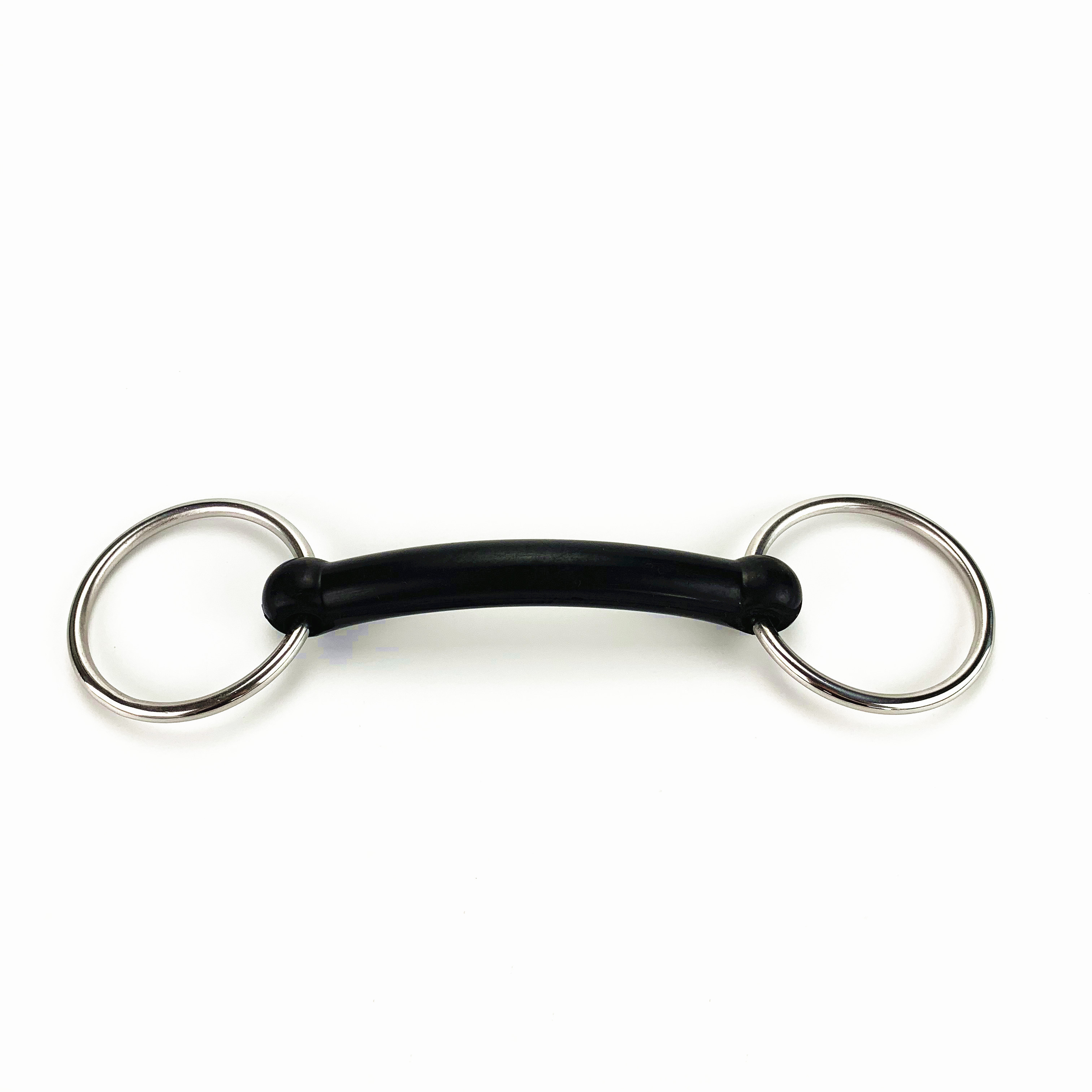 Hard rubber horse harness equipment  SS Snaffle Bit horse Mouth