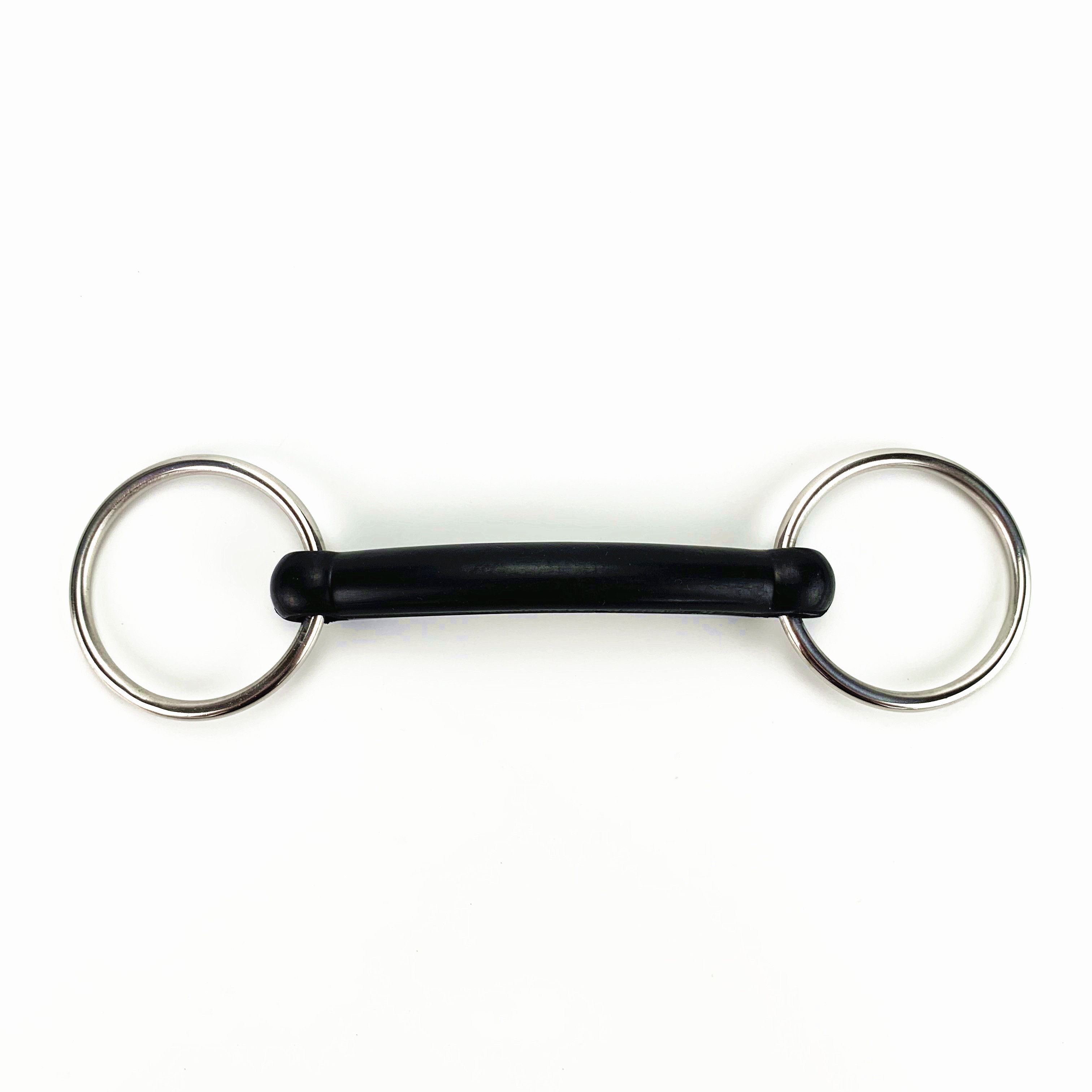 Hard rubber horse harness equipment  SS Snaffle Bit horse Mouth