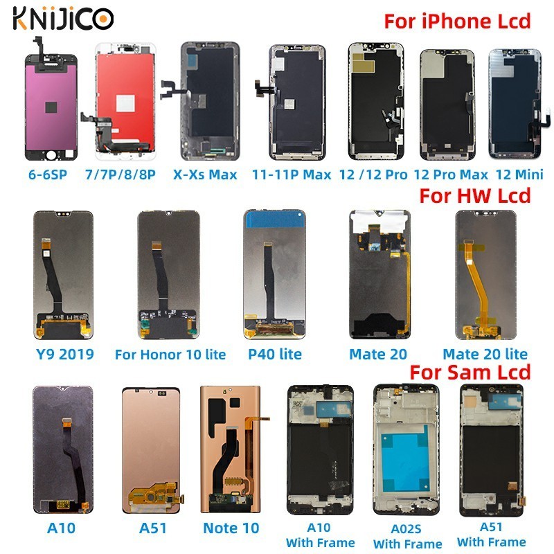 Professional Wholesale Mobile Phone LCDs Spare Parts Cell Phone LCD screen Assembly in China