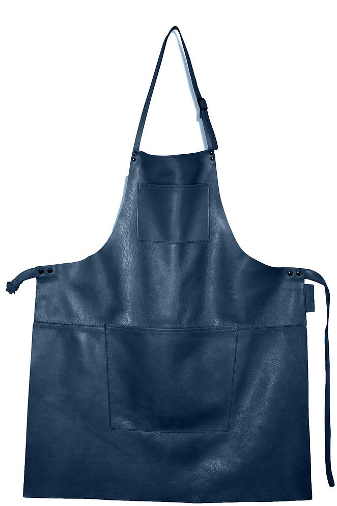 Classic Leather Apron With Zip Chest Pocket And Large pocket for Tools Best For BBQ Bartender Restaurant Chef Wear