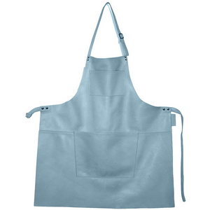 Classic Leather Apron With Zip Chest Pocket And Large pocket for Tools Best For BBQ Bartender Restaurant Chef Wear