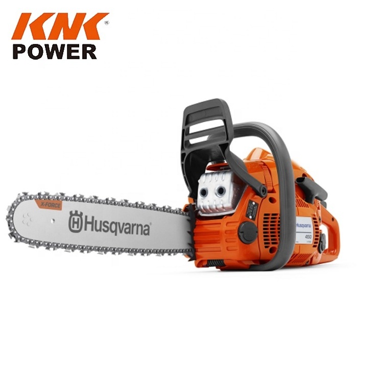 50.2CC chain saw machine HUS 450 petrol chainsaw machine spare parts wood cutting MOTORES GASOLINA