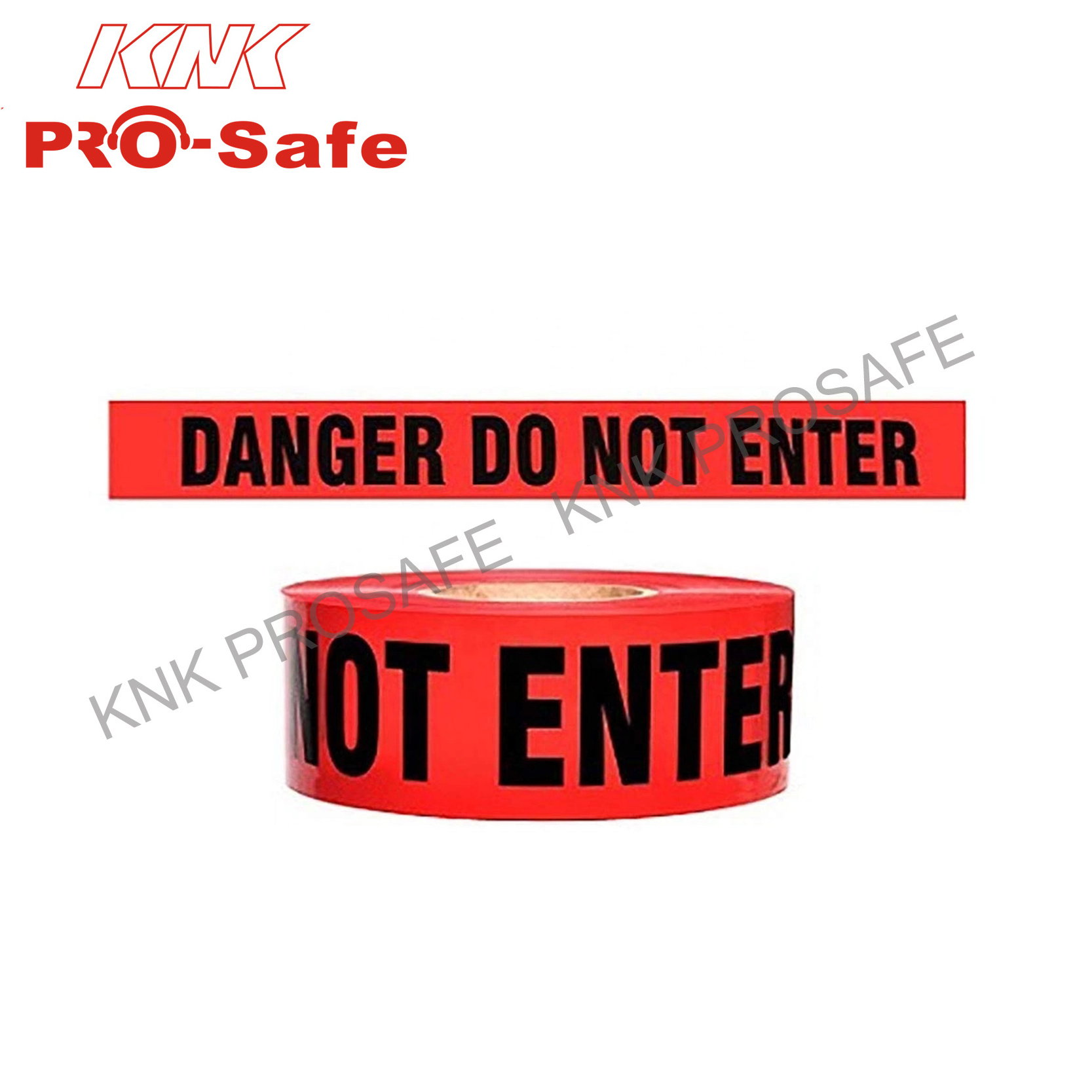 Non-Adhesive Construction Safety Barrier Tape Ribbon Tape Warning Tape for Danger/Hazardous Areas