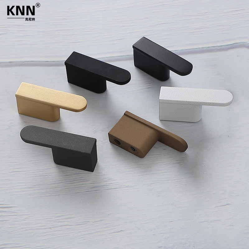 Zinc alloy Furniture Handle Cabinet Single Hole Door Handle Dresser Cabinet Doorknobs Cabinet Drawer Handles