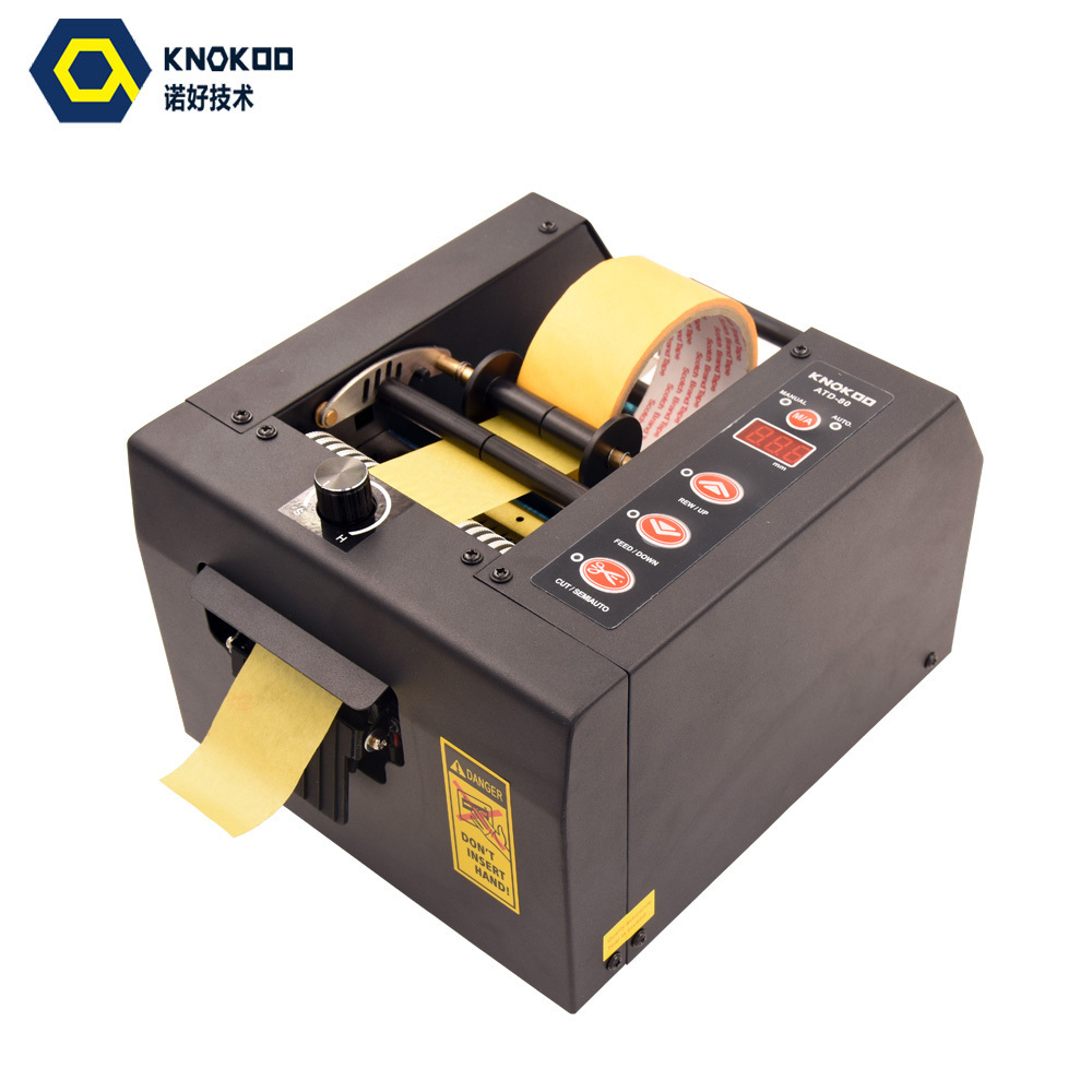 KNOKOO ATD-80 Masking Adhesive Packing Automatic Tape Dispenser 8-80mm Width Automatic PET film cutter