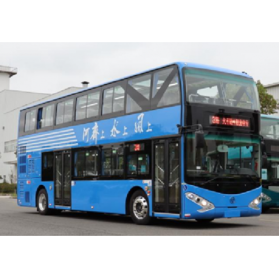 Chery Bus 86/36-68 Seats 3 Wheel Motorcycle Gas Manual 100 Electric Energy Double-deck Passenger Bus City Bus Optional Color NEW