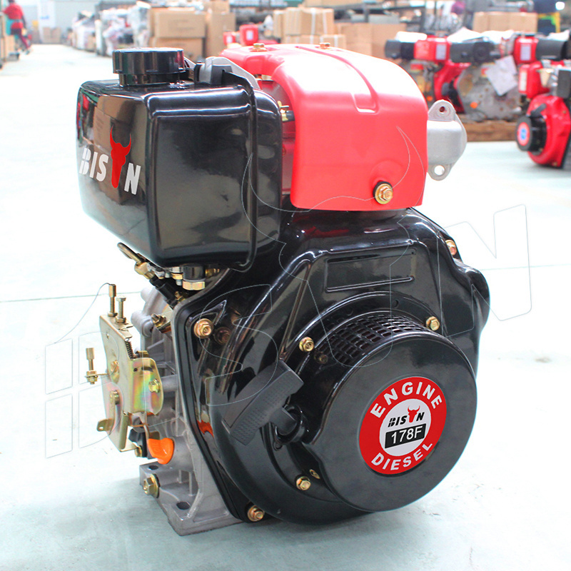 Bison China 178Fa 6hp 44 Kw Electric Start Air Cool Diesel Engine