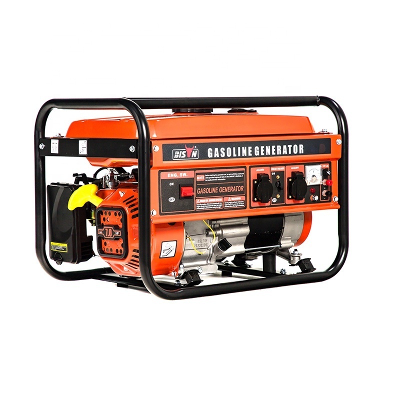 Generator gasoline 170f 2stroke benzin engine gasoline generator 3000watts 3.5kw black for camping use