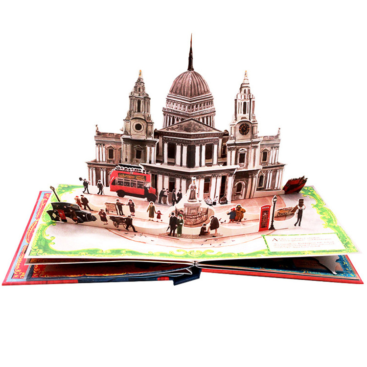 3d Books For Children Kids Sticker Book Printing Can Be Customized!