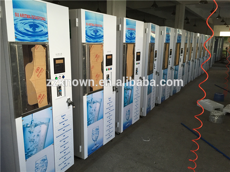 2024 Outdoor Water Vending Machine Automatic Purified Drinking Water Dispenser Vending Machine with Touch Screen