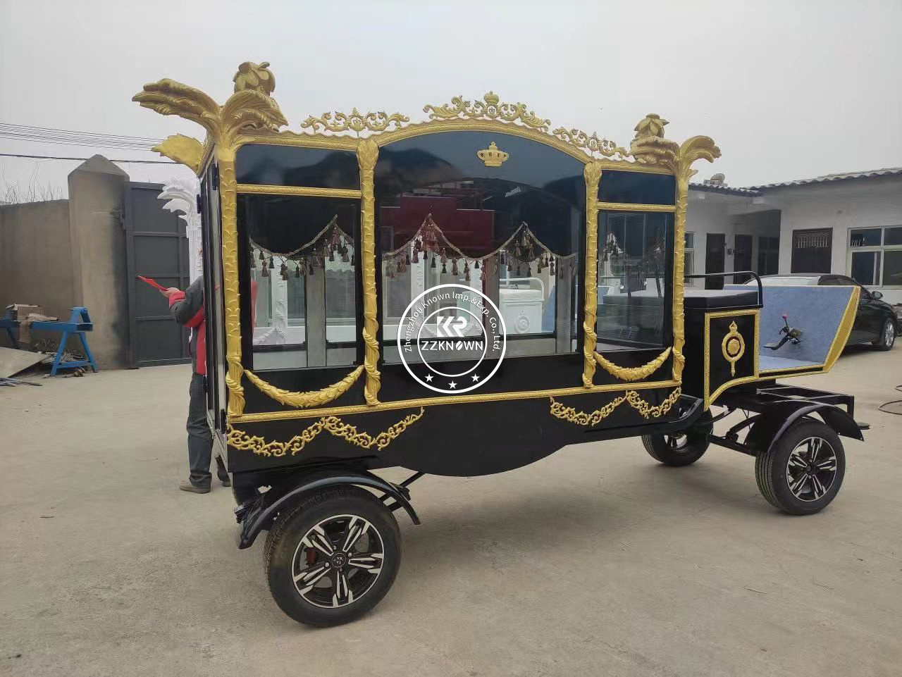 Horse Hearse Funeral Carriage Funeral Horse Carriage Horse Drawn Hearse On Sale