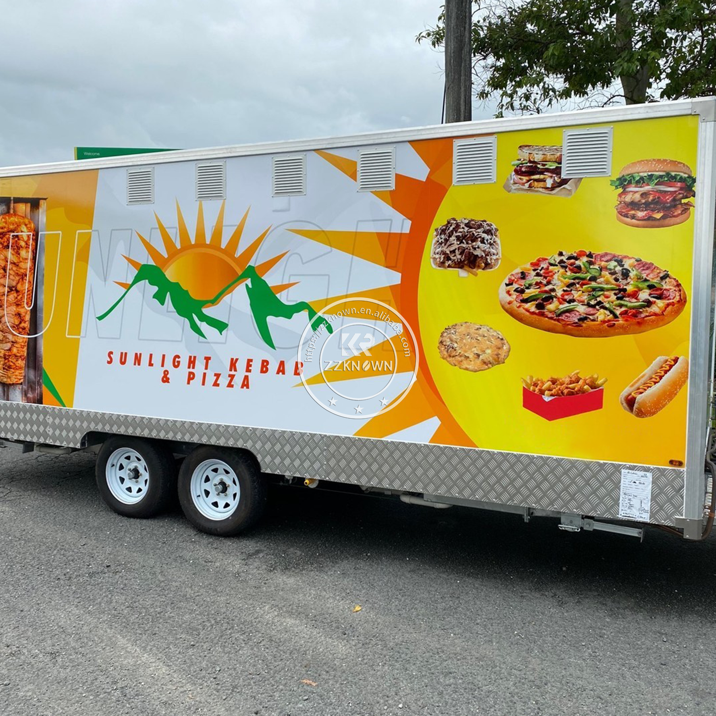 Party Food Truck Ice Cream Truck Equipment Pizza Coffee Trailer Catering Trailer Ice Cream Vintage Food Truck For Sale Food Cart