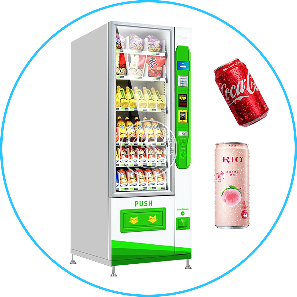 2024 Customized Automatic Self Service Vending Machine Ice Cream Pizza Candy Flower Smart Vending Machine