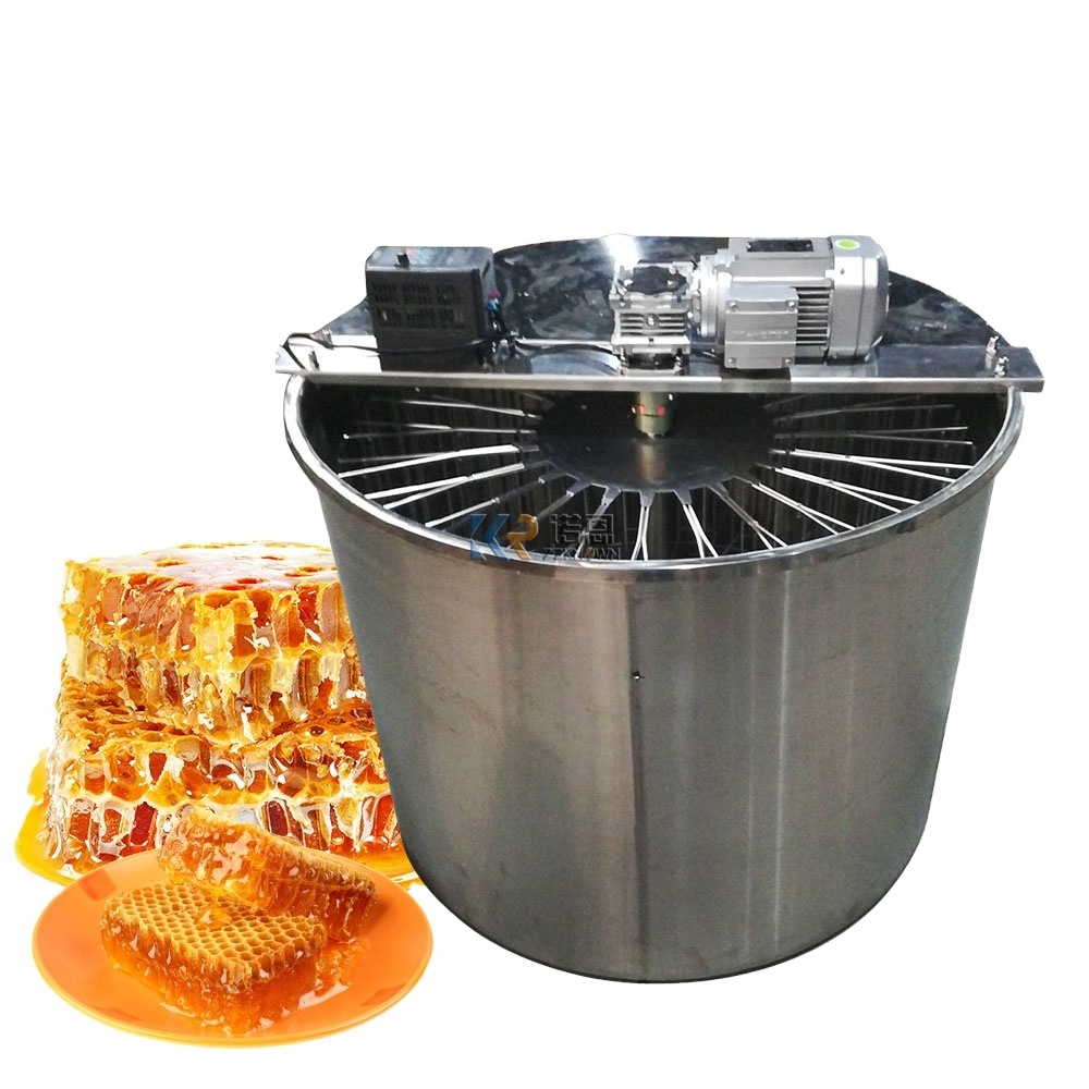 2024 Industrial Honey Processing Machines 24 48 Frame Electric Honey Extractor Machine