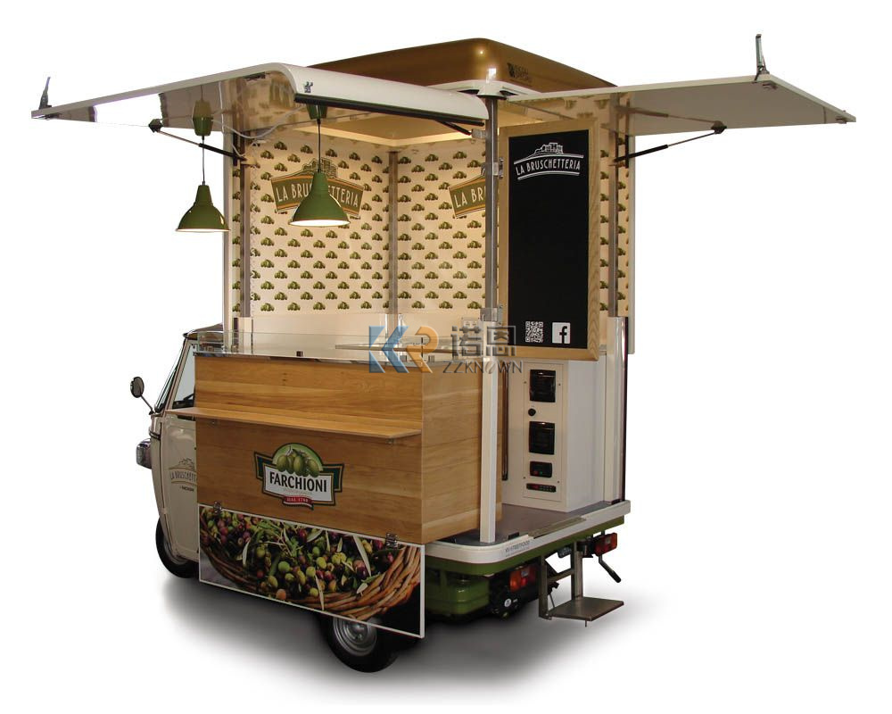 Multifunctional Electric Mobile Dining Car RV Night Market Stall Cart Mobile Coffee Burger Snack Car