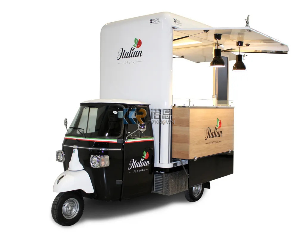 Multifunctional Electric Mobile Dining Car RV Night Market Stall Cart Mobile Coffee Burger Snack Car