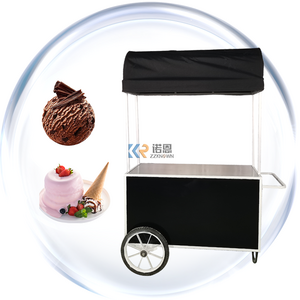 2024 Australia Custom Solar Umbrella Tricycle Bicycle Ice Cream Cart For Sale Mobile Food Popsicle Ice Cream Cart