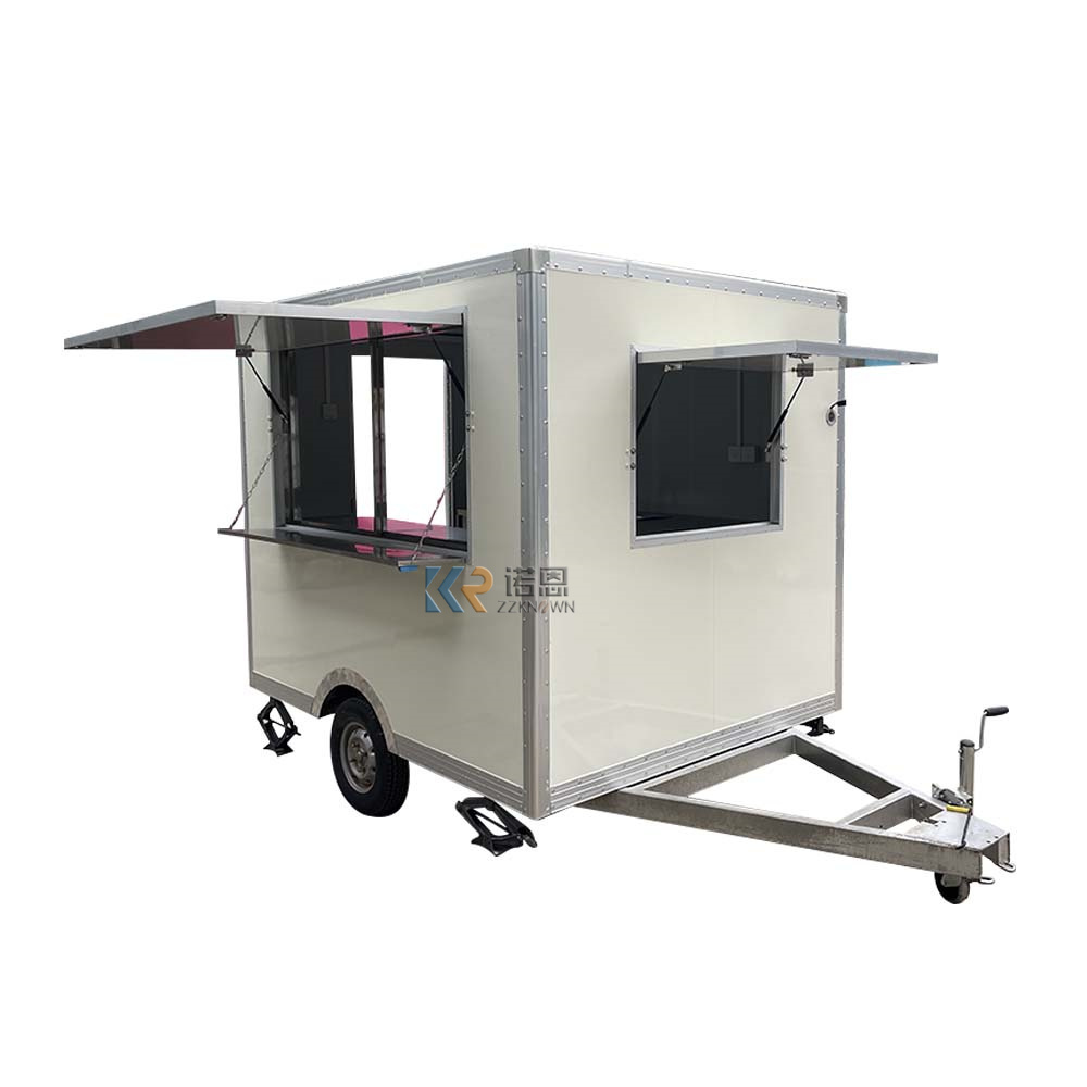 Fully Equipped Food Truck Cheap Street Cart Mobile Mini Food Truck Van CE DOT Certified Mobile Kitchen Food Trailer