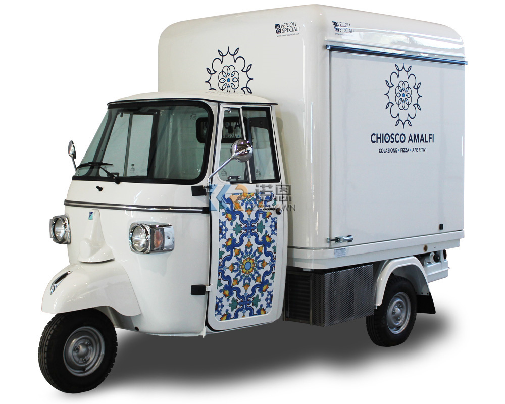 Best Quality Freezer Van Truck Food Cart For Sale Ice Cream Tricycle Electric Ice Cream Tricycle Cart with Freezer