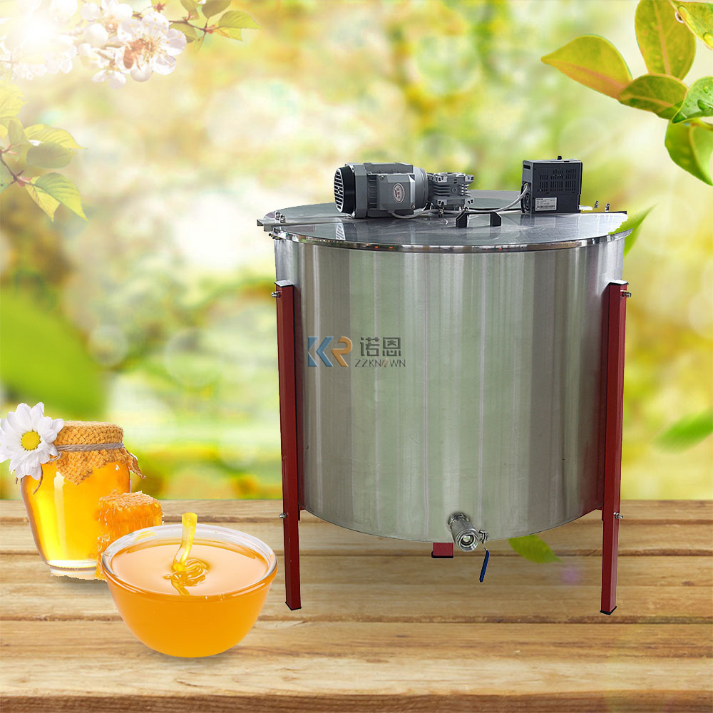 2024 Industrial Honey Processing Machines 24 48 Frame Electric Honey Extractor Machine