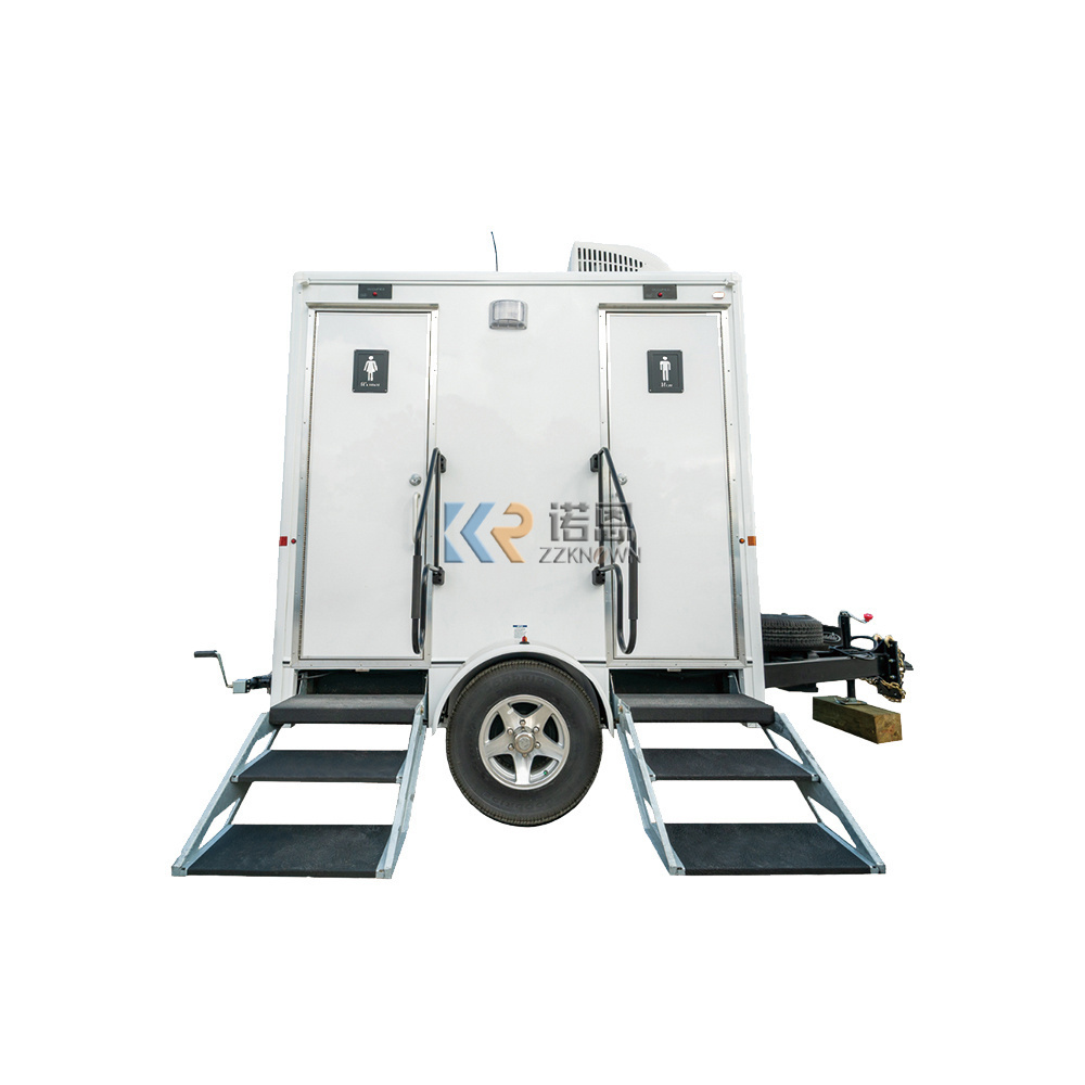 Commercial Mobile Barbershop Trailer Salon Van Trailer Mobile Hair Salon Truck Temporary Mobile Toilet Restroom