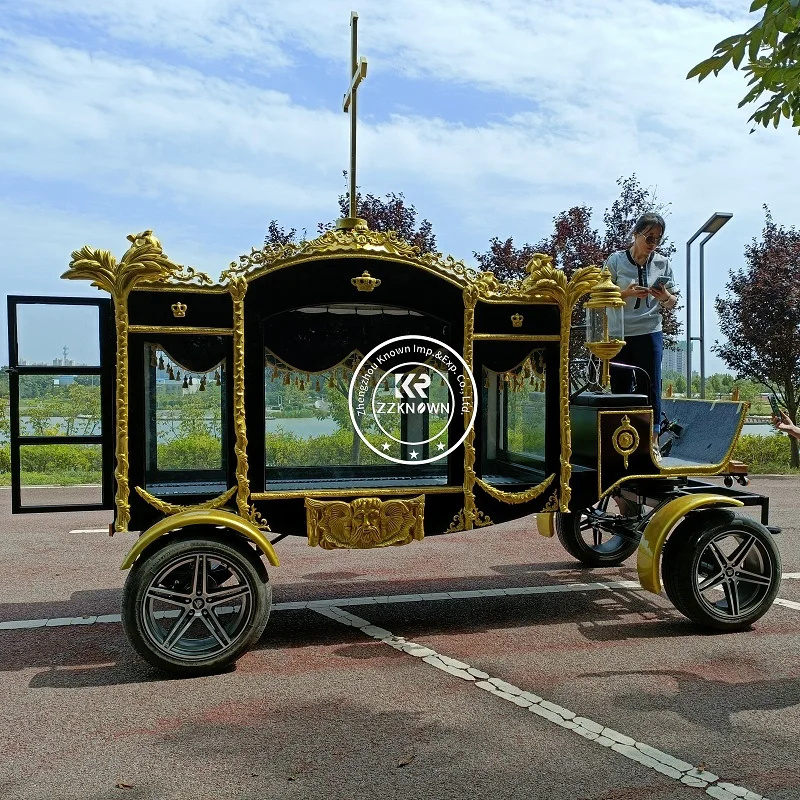 Horse Hearse Funeral Carriage Funeral Horse Carriage Horse Drawn Hearse On Sale