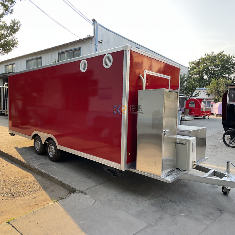 2024 Mobile Restaurant Outdoor Mobile Kitchen Vending Food Trailer Food Truck Fully Equipped For Sale Usa Miami