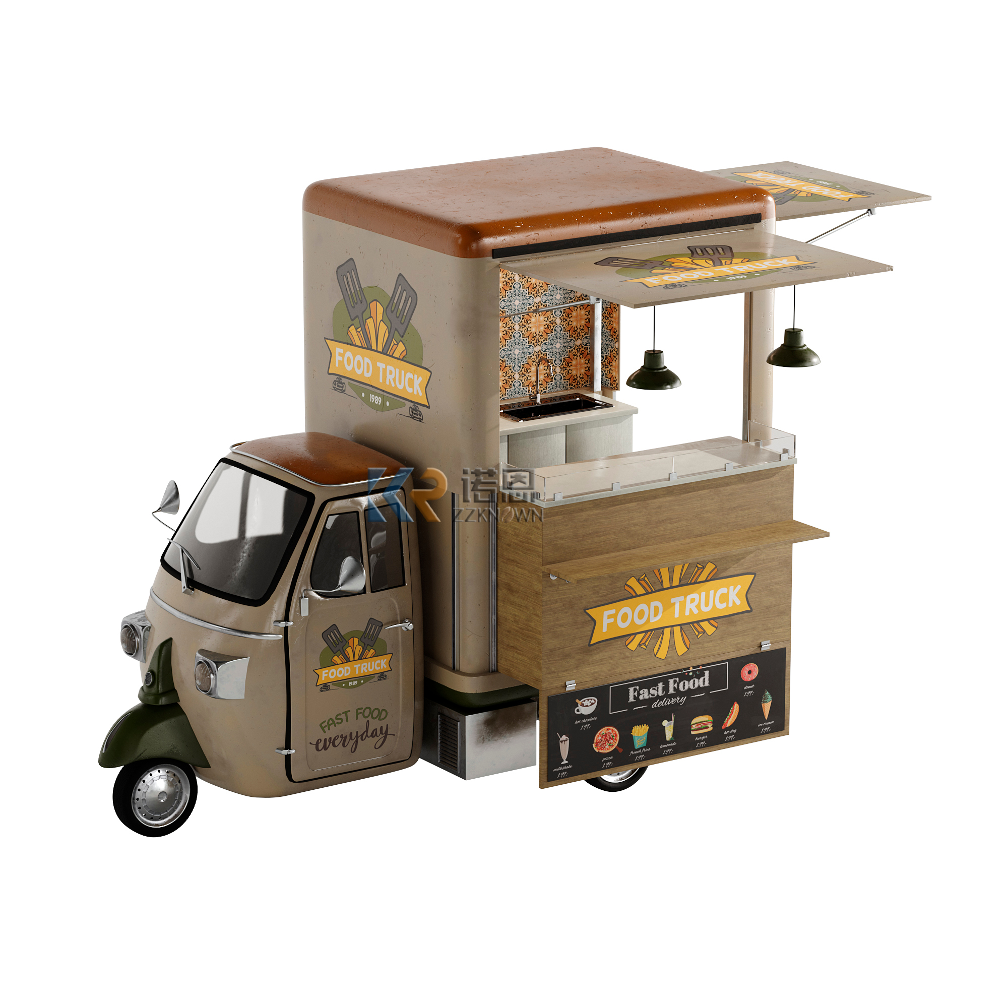 Pizza Truck Europe For Sale Juice Cart Food Carts Hot Dog Stand Ice Cream Truck Electric Food Cart Tricycle Ape Food Truck