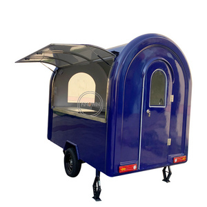 2024 Mobile Hot dog Food Trucks Beverage Hot Dog Storage Kitchen Trailer Ice Cream Truck Mobile Food Cart For Sale