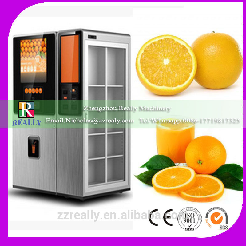 2024 Widely used coin operated coffee vending machine/fresh orange juice vending machine with low price