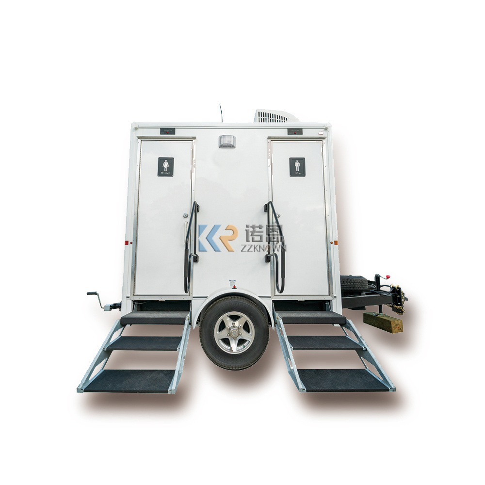 Commercial Mobile Barbershop Trailer Salon Van Trailer Mobile Hair Salon Truck Temporary Mobile Toilet Restroom