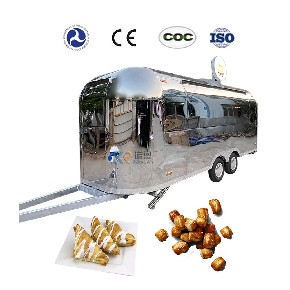 CE DOT Certified Ice Cream Car Gasoline 4x2 Food Truck Van Kitchen For Sale Thailand Food Concession Trailer