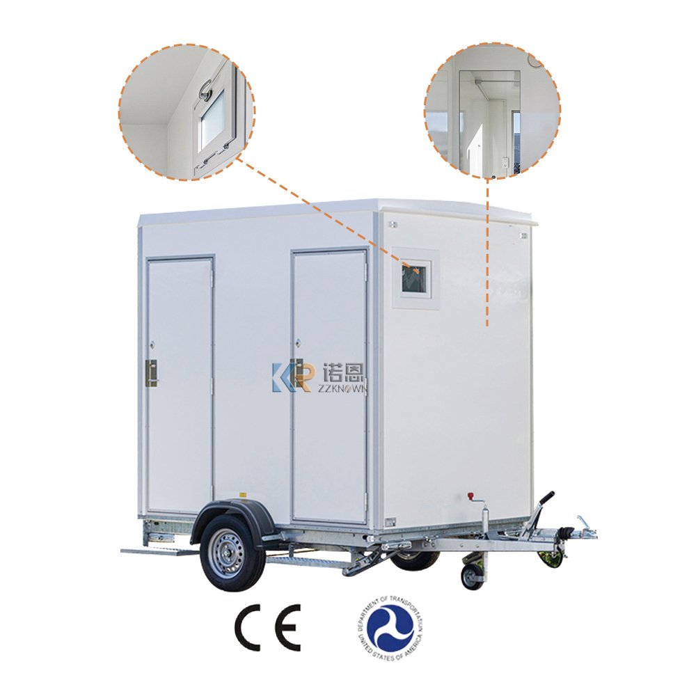 2023 Luxury Restroom Toilets With Shower Outdoor Bathroom Trailer Toilet Mobile Portable Toilet Or Trailer For Customized