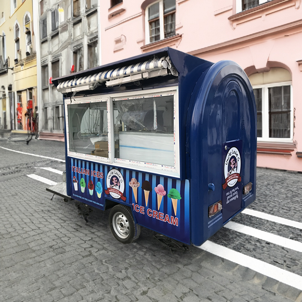 2024 Mini Coffee Burger Cart Food Truck Mobile Frozen And Warm For Sale Usa Food Kiosk Mobile Kitchen Hotdog BBQ Food Trailers