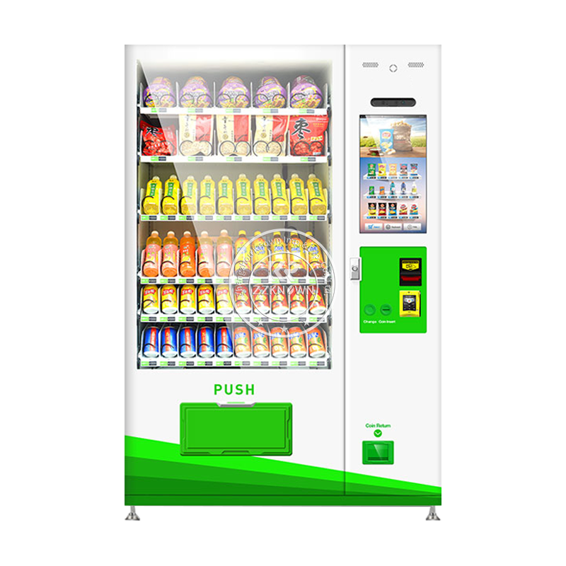 2024 Self-service Iced Coffee Smart Vending Machine 24 Hours Store Coin Operated Beverage Dispenser