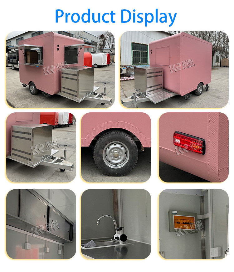 CE DOT Certification Food Trailer High Quality Ice Cream Burger Food Truck