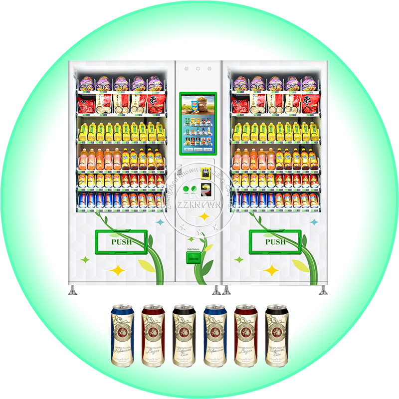 2024 7/24 Store Large Capacity Combo Vending Machine Food And Drinks Snacks Vending Machine