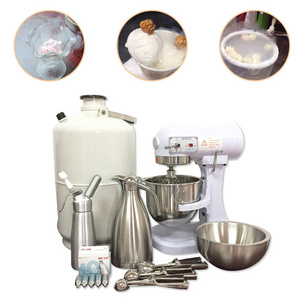 2024 Popular Liquid Nitrogen Ice Cream Machine Supply Tank Commercial Auto Ice Cream Making machine