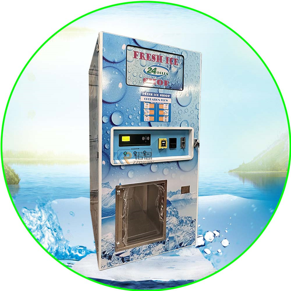 2024 Commercial Outdoor Ice Vending Machine for Sale Coin IC Card Operated Ice Cube Vending Machine