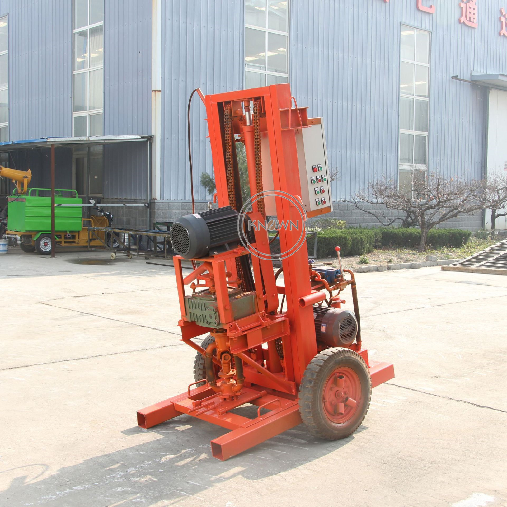 2023 Hot Sale Large Caliber Soil Water Well Drilling Rig 30 Meters Per Hour Electric Portable Hydraulic