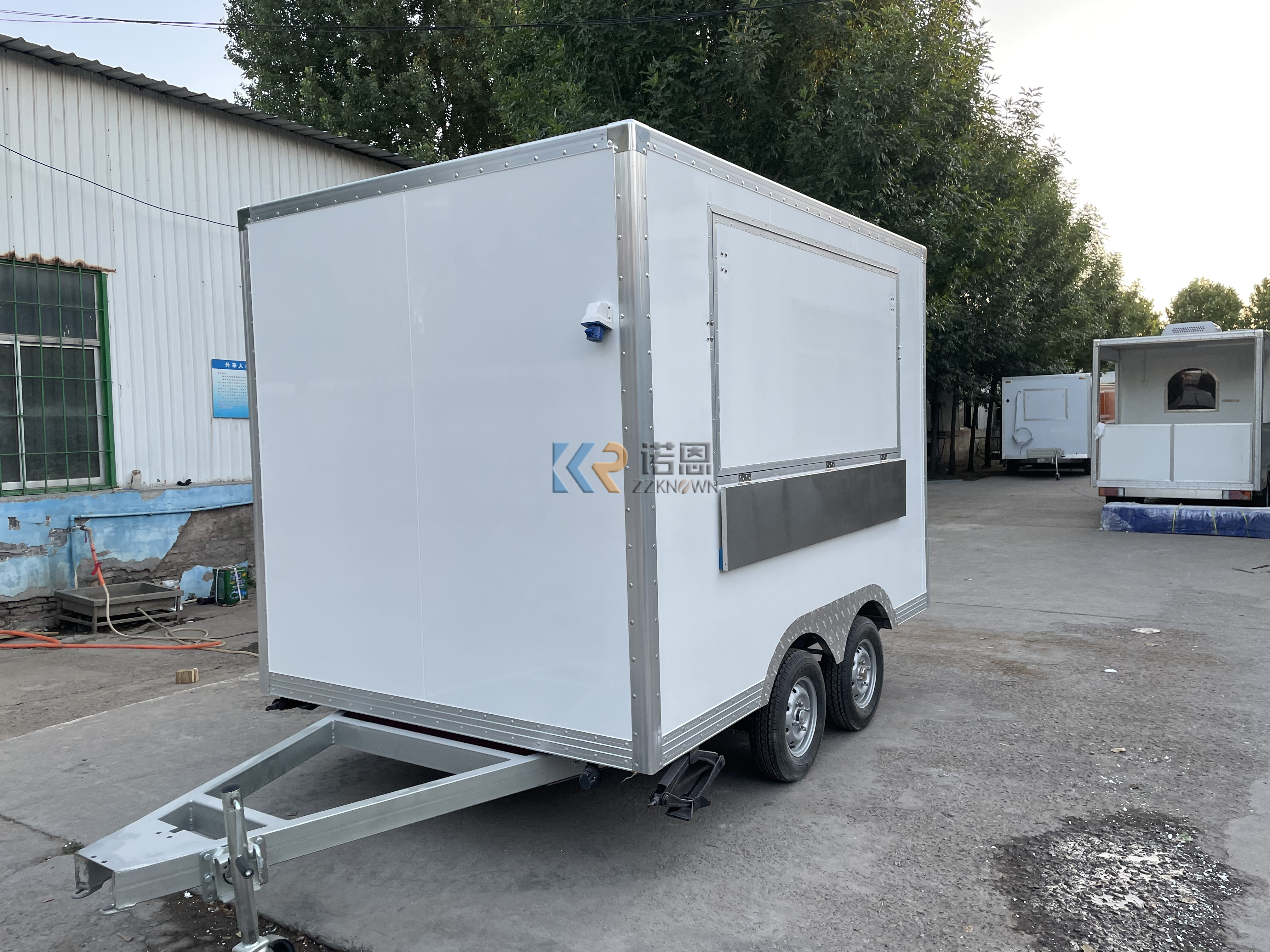 2024 China Mobile Food Truck Churros Cart Coffee Carts CE DOT Certification Mobile Food Trailer For Sale