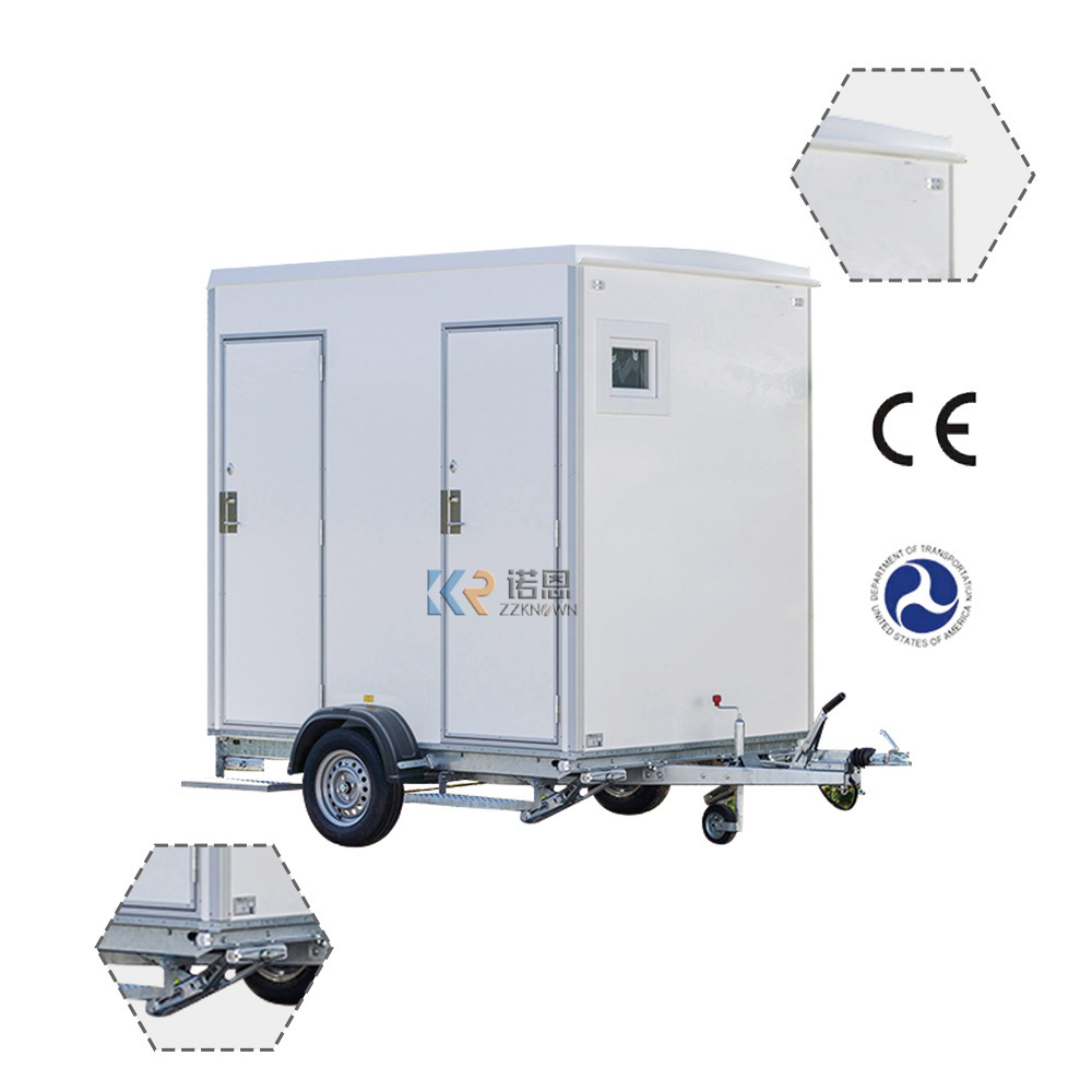 2023 Luxury Restroom Toilets With Shower Outdoor Bathroom Trailer Toilet Mobile Portable Toilet Or Trailer For Customized