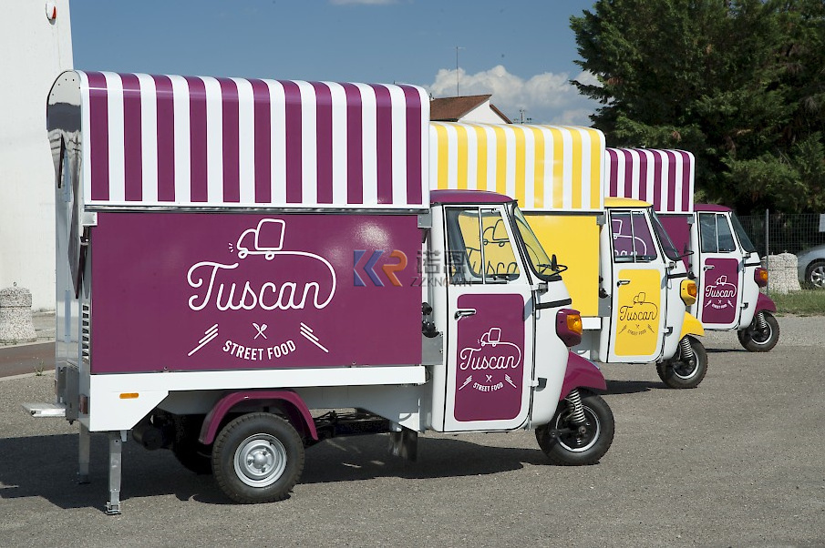 Best Quality Freezer Van Truck Food Cart For Sale Ice Cream Tricycle Electric Ice Cream Tricycle Cart with Freezer