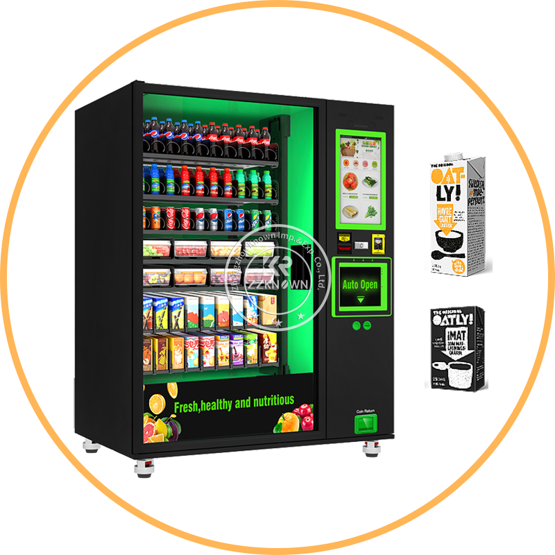 2024 Commercial Automatic Pack Outdoor Snack Vendig Machines 24 Hours Self-Service Combo Vending Machine